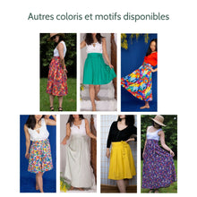 Charger l'image dans la galerie, Jupe Cosmos - Lyocell Rouge coquelicot