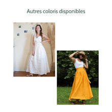 Charger l'image dans la galerie, Jupe Cosmos - Lin Vert paon