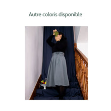 Charger l'image dans la galerie, Jupe Cosmos - Soie Noir