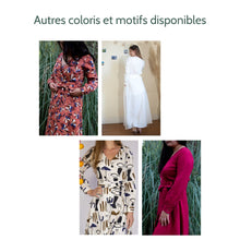 Charger l'image dans la galerie, Robe Hellébore LONGUE - Lyocell Forêt dansante