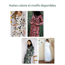 Charger l'image dans la galerie, Robe Hellébore LONGUE - Lyocell Rouge carmin