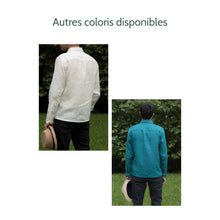 Charger l'image dans la galerie, Chemise h. Hoya - Lin Jaune fricaro