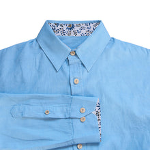 Charger l'image dans la galerie, Chemise h. Hoya - Coton bio Ciel