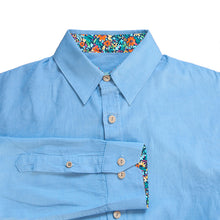 Charger l'image dans la galerie, Chemise h. Hoya - Coton bio Ciel