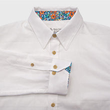 Charger l'image dans la galerie, Chemise h. Hoya - Coton bio Blanc