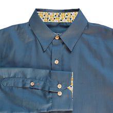 Charger l'image dans la galerie, Chemise h. Hoya - Coton bio Bleu ardoise