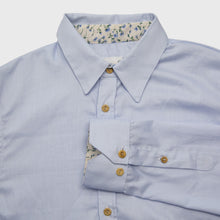 Charger l'image dans la galerie, Chemise h. Hoya - Coton bio Bleu dragée