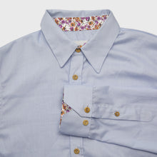 Charger l'image dans la galerie, Chemise h. Hoya - Coton bio Bleu dragée