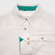 Charger l'image dans la galerie, Chemise h. Hoya - Lin Blanc cassé