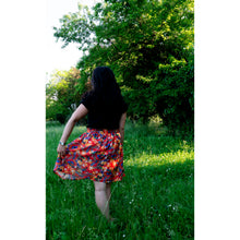 Charger l'image dans la galerie, Jupe Clématite - Lyocell Plaine ruby