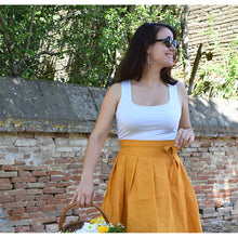 Charger l'image dans la galerie, Stock Jupe Cosmos MIDI - Lin