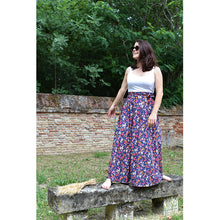 Charger l'image dans la galerie, Jupe Cosmos LONGUE - Lyocell Nuit fleurie