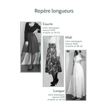 Charger l'image dans la galerie, Jupe Cosmos - Viscose Vert de gris