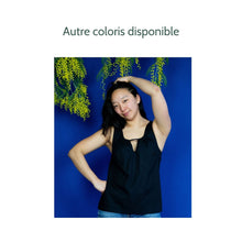 Charger l'image dans la galerie, Haut Morelle - Coton bio Blanc