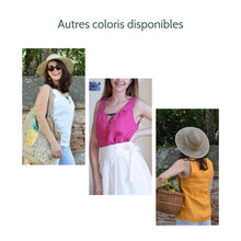 Charger l'image dans la galerie, Haut Morelle - Lin Vert paon