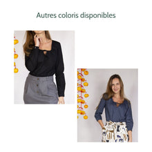 Charger l'image dans la galerie, Haut Nigelle - Coton bio Blanc