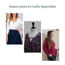 Charger l'image dans la galerie, Haut Nigelle - Lyocell Plaine ruby