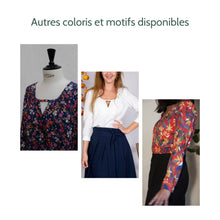 Charger l'image dans la galerie, Haut Nigelle - Lyocell Rouge carmin