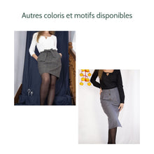 Charger l'image dans la galerie, Jupe Oxalis - Laine Noire