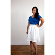 Charger l'image dans la galerie, Jupe Clématite - Lyocell Blanc cassé