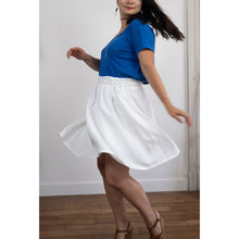 Charger l'image dans la galerie, Jupe Clématite - Lyocell Blanc cassé