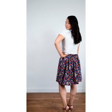 Charger l'image dans la galerie, Jupe Clématite - Lyocell Nuit fleurie
