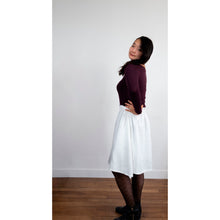 Charger l'image dans la galerie, Jupe Clématite - Lyocell Blanc cassé