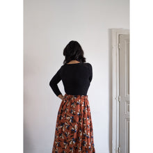Charger l'image dans la galerie, Jupe Clématite - Lyocell Fleurs de Sienne