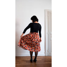 Charger l'image dans la galerie, Jupe Clématite - Lyocell Fleurs de Sienne