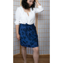 Charger l'image dans la galerie, Jupe Oxalis - Jacquard de coton bio Nuit claire d'automne