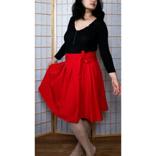 Charger l'image dans la galerie, Jupe Cosmos - Lyocell Rouge coquelicot