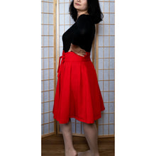 Charger l'image dans la galerie, Jupe Cosmos - Lyocell Rouge coquelicot