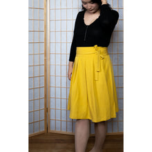 Charger l'image dans la galerie, Jupe Cosmos - Lyocell Jaune safran