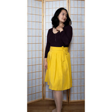 Charger l'image dans la galerie, Jupe Cosmos - Lyocell Jaune safran