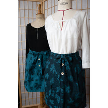 Charger l'image dans la galerie, Jupe Oxalis - Jacquard de coton bio Automne au Lagon