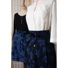 Charger l'image dans la galerie, Jupe Oxalis - Jacquard de coton bio Nuit claire d'automne