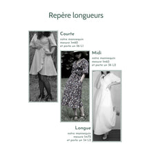 Charger l'image dans la galerie, Robe Anémone MIDI - Lin Blanc cassé