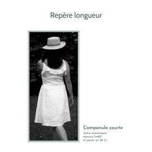 Charger l'image dans la galerie, Robe Campanule COURTE - Lin Blanc cassé