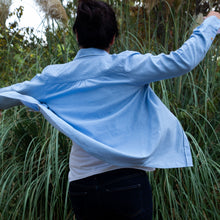 Charger l'image dans la galerie, Chemise f. Calathéa - Coton bio Ciel & Monet orange