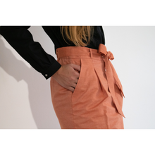 Charger l'image dans la galerie, Jupe Oxalis - Chambray de coton bio Roux