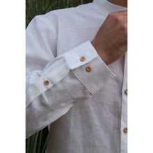 Charger l'image dans la galerie, Chemise h. Adénium - Lin Blanc cassé