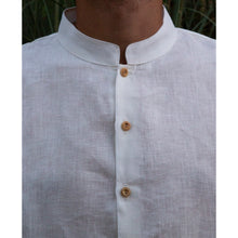 Charger l'image dans la galerie, Chemise h. Adénium - Lin Blanc cassé