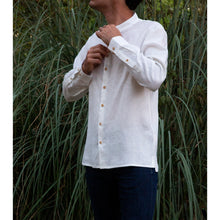 Charger l'image dans la galerie, Chemise h. Adénium - Lin Blanc cassé