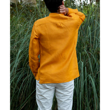 Charger l'image dans la galerie, Chemise h. Adénium - Lin Jaune fricaro