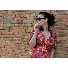 Charger l'image dans la galerie, Robe Anémone MIDI - Lyocell Plaine ruby