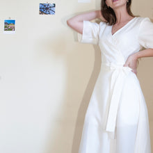 Charger l'image dans la galerie, Robe Anémone MIDI - Lyocell Blanc cassé