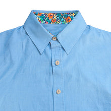 Charger l'image dans la galerie, Chemise f. Calathéa - Coton bio Ciel & Monet orange