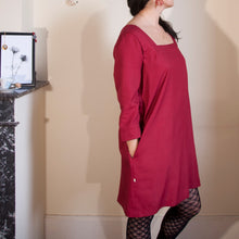 Charger l'image dans la galerie, Robe Calla - Lyocell Rouge carmin