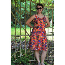 Charger l'image dans la galerie, Robe Campanule COURTE - Lyocell Plaine ruby