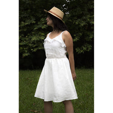 Charger l'image dans la galerie, Robe Campanule COURTE - Lin Blanc cassé